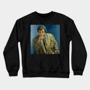 Columbo Portrait Painting - “Murder, A Self Portrait” Crewneck Sweatshirt